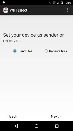 WiFi Direct + screenshot