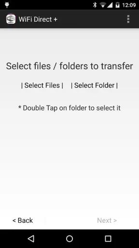 WiFi Direct + screenshot