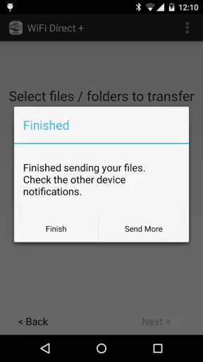 WiFi Direct + screenshot