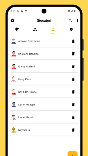 Winner - Gestore dei tornei screenshot