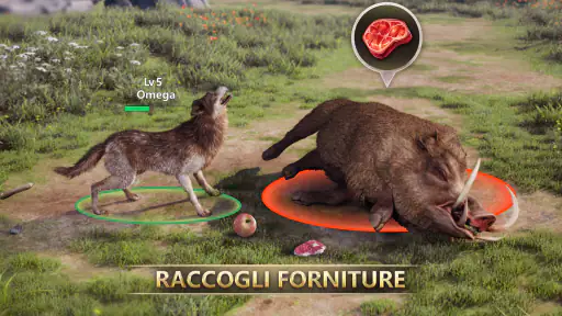 Wolf Game: Wild Animal Wars screenshot