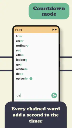 Word Chain Reaction. Wordchy screenshot