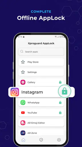 Xproguard AppLock screenshot