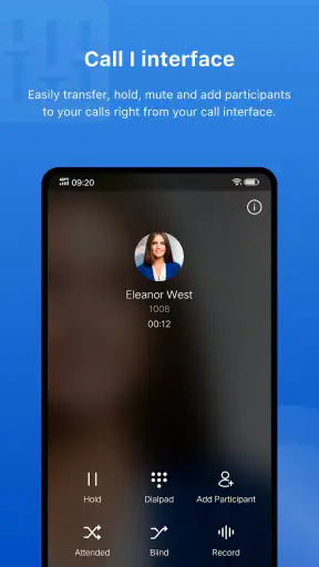 Yeastar Linkus Mobile Client screenshot