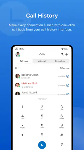 Yeastar Linkus Mobile Client screenshot
