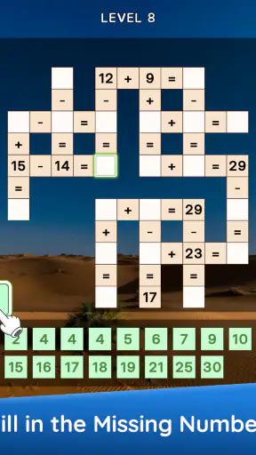 Zen Math Crossword screenshot