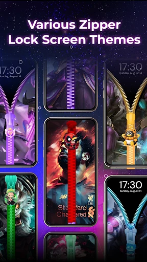 Zip Screen: Zipper Lock Screen screenshot