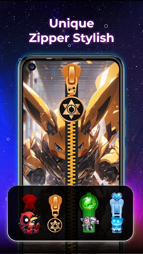 Zip Screen: Zipper Lock Screen screenshot