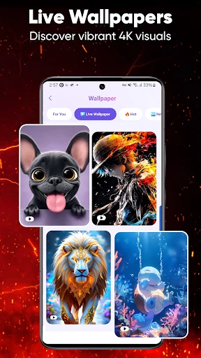 Zipper Lock Screen & Wallpaper screenshot