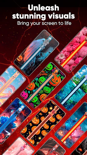 Zipper Lock Screen & Wallpaper screenshot