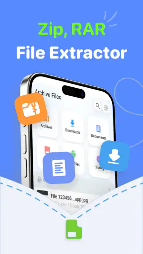 ZipSafe Archivier & Extractor screenshot