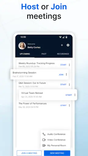Zoho Meeting - Riunioni online screenshot