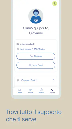 Zurich One Assicurazioni screenshot