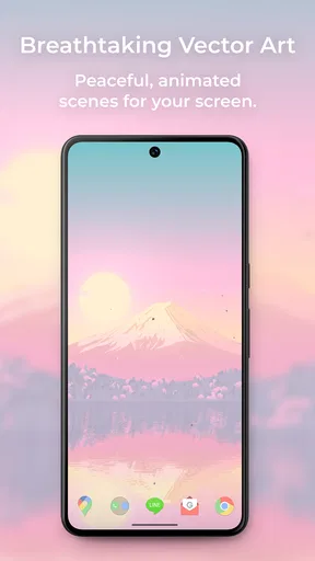 チル壁紙 – ライブ&天気連動 screenshot