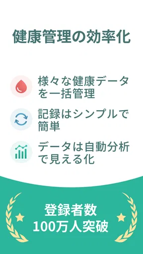 シンクヘルスー血糖値・血圧・体重・食事・運動・服薬を一括管理 screenshot