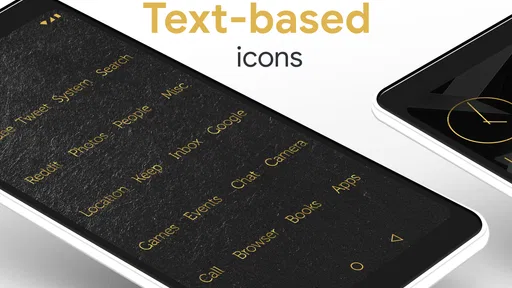 Lines Gold Pro - Icon Pack screenshot