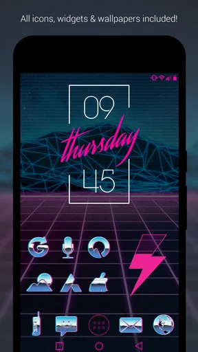 Rad Pack Pro - 80s Icon Pack screenshot