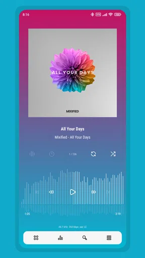 Aurora - Poweramp Skin screenshot