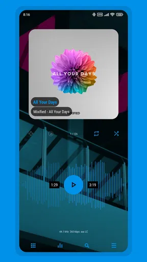 Aurora - Poweramp Skin screenshot