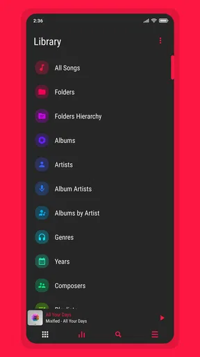 Aurora - Poweramp Skin screenshot