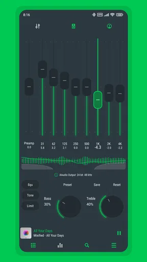 Aurora - Poweramp Skin screenshot
