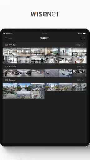 Wisenet mobile screenshot