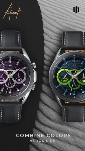 S4U Ancient Gold Watch Face screenshot