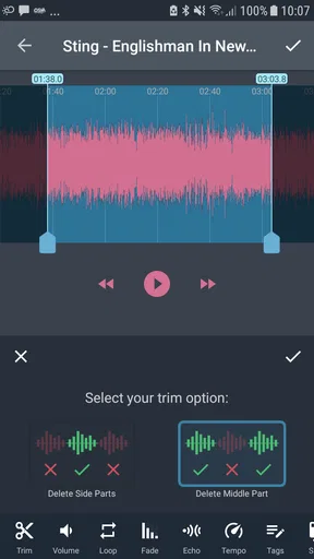 Audio Editing Pro: AndroSound screenshot