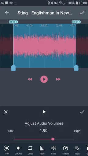 Audio Editing Pro: AndroSound screenshot