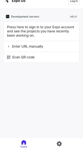 Expo Go screenshot
