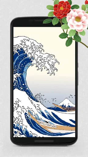 浮世絵壁紙 - 和風の日本画・名画 高画質待ち受け screenshot