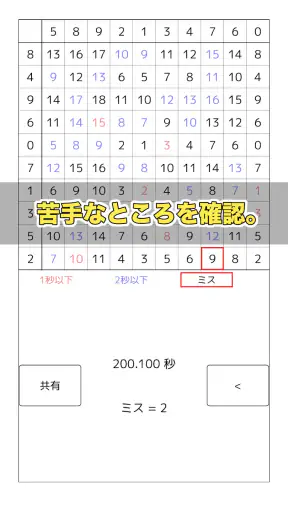 100マス計算～1日1算、頭の体操～ screenshot