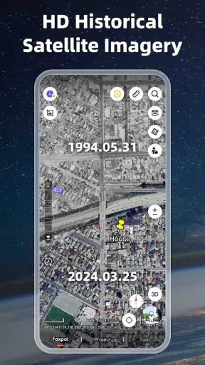 3D地図地球-衛星マップ-路線図計画 screenshot
