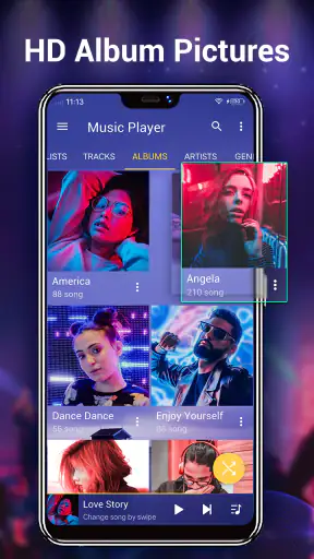 Android用音楽プレーヤー screenshot