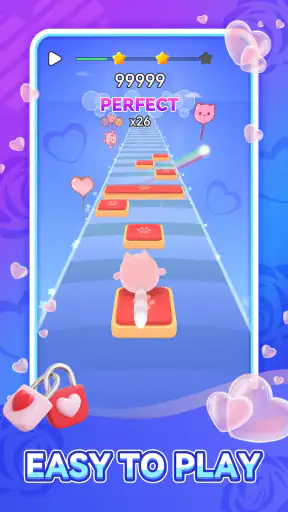 BeatCats:ホッピングタイル人気音楽ビートリズムゲーム screenshot
