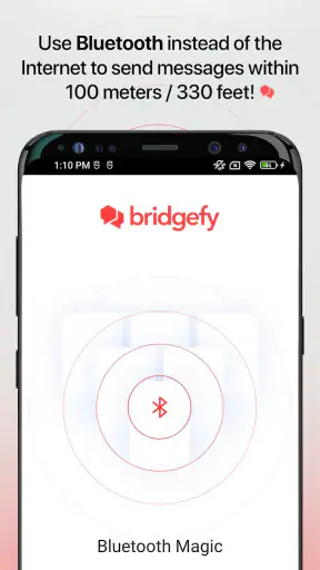 Bridgefy: インターネット不要のメッセージアプリ screenshot