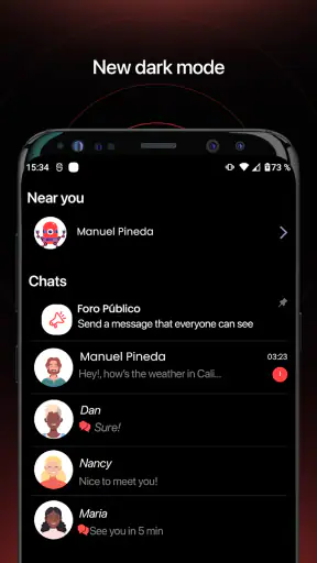 Bridgefy: インターネット不要のメッセージアプリ screenshot
