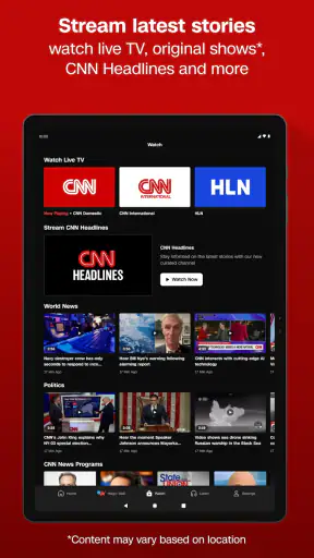 CNN: Breaking US & World News screenshot