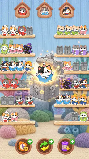 Cutie Sort: 猫 ソート 猫 色 並べ替え screenshot