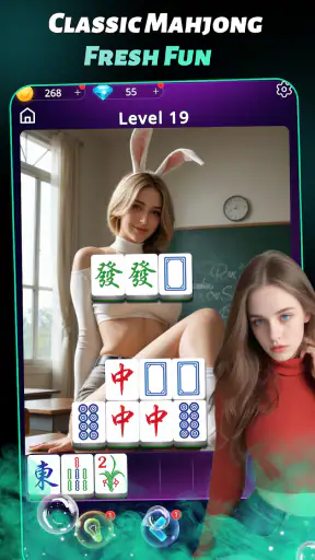Desire Girls: Mahjong Match screenshot