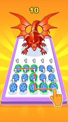 Dino Merge Master: 動物の戦い screenshot
