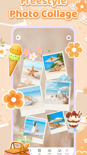 DIY 壁紙＆コラージュメーカー screenshot