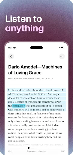 ElevenReader - Text to Speech screenshot
