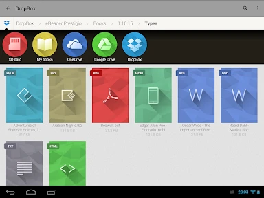 eReader Prestigio: 読者 screenshot