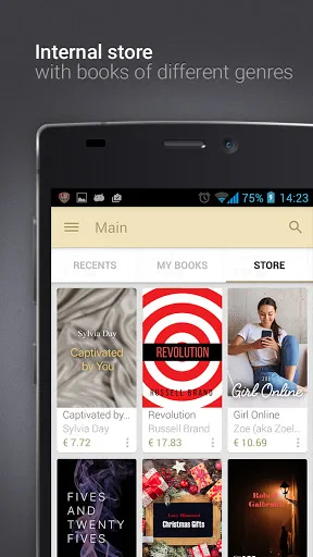 eReader Prestigio: 読者 screenshot