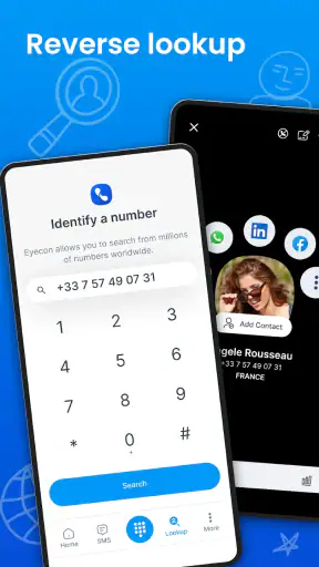 Eyecon: 迷惑電話ブロックと発信者識別アシスタント screenshot