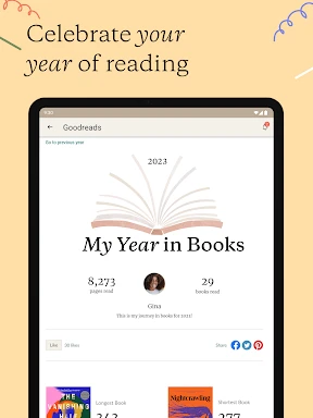 Goodreads: Book Reviews screenshot