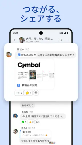 Google Chat screenshot