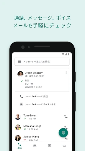 Google Voice screenshot