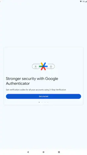 Google 認証システム screenshot